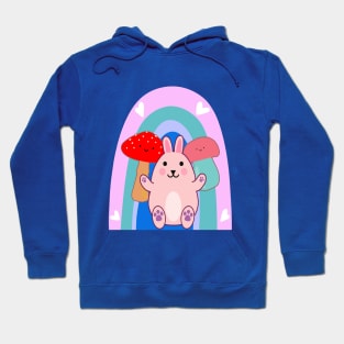 Easter Bunny Rabbit Mushroom Kawaii Anime LGBTQ Hoodie